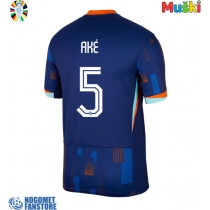 Nizozemska Nathan Ake #5 Gostujuci Dres EP 2024 Kratak Rukav